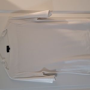White Boat Neck Shirt